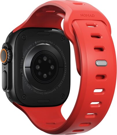 Nomad Nomad Apple Watch siliconen Tempo bandje (coral)