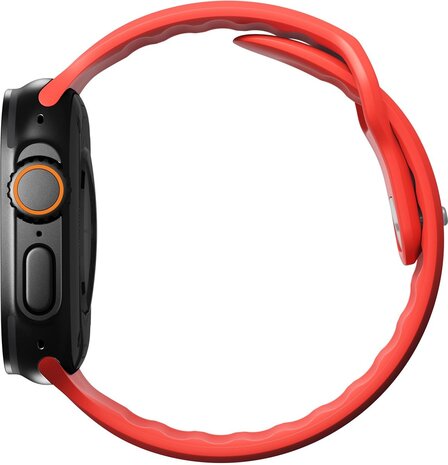 Nomad Nomad Apple Watch siliconen Tempo bandje (coral)