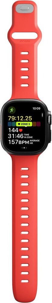 Nomad Nomad Apple Watch siliconen Tempo bandje (coral)