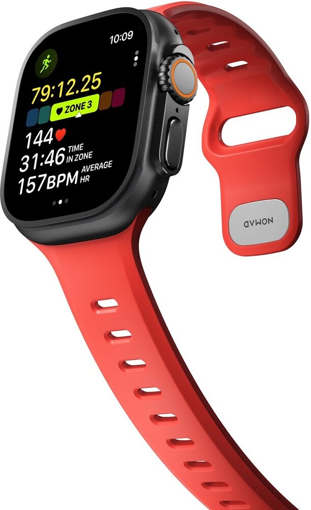 Nomad Nomad Apple Watch siliconen Tempo bandje (coral)