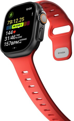 Nomad Nomad Apple Watch siliconen Tempo bandje (coral)