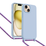 ShieldCase® iPhone 15 hoesje met telefoonkoord (paars) ShieldCase® iPhone 15 hoesje met telefoonkoord (paars)