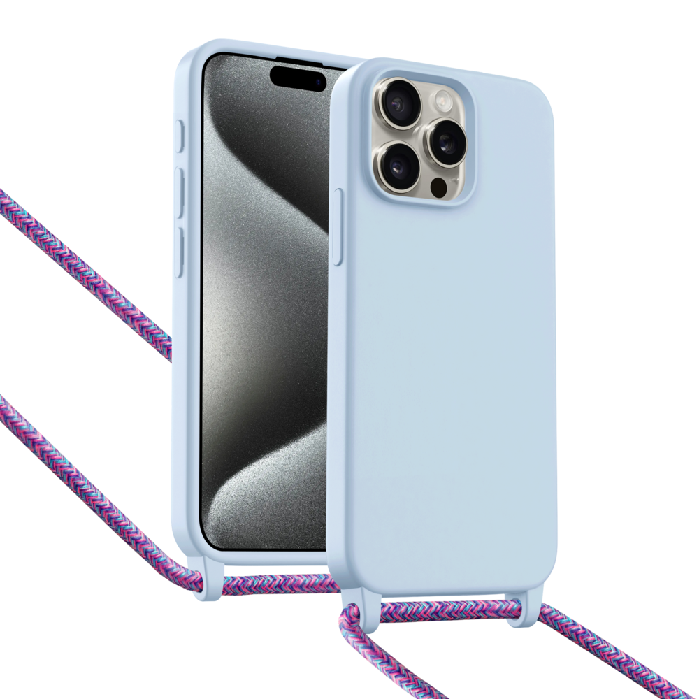 ShieldCase® ShieldCase iPhone 15 Pro Max hoesje met telefoonkoord (paars) ShieldCase® ShieldCase iPhone 15 Pro Max hoesje met telefoonkoord (paars)