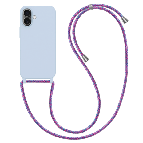 ShieldCase® ShieldCase iPhone 16 hoesje met telefoonkoord (paars) ShieldCase® ShieldCase iPhone 16 hoesje met telefoonkoord (paars)