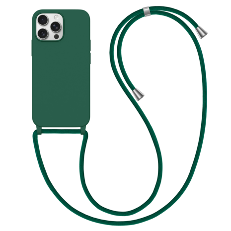 ShieldCase® ShieldCase iPhone 13 Pro hoesje met telefoonkoord (donkergroen) ShieldCase® ShieldCase iPhone 13 Pro hoesje met telefoonkoord (donkergroen)