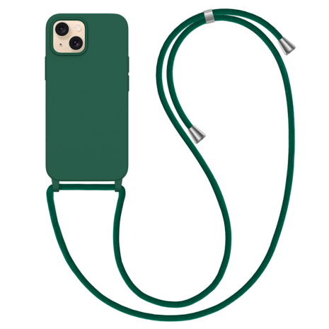 ShieldCase® ShieldCase iPhone 15 hoesje met telefoonkoord (donkergroen) ShieldCase® ShieldCase iPhone 15 hoesje met telefoonkoord (donkergroen)