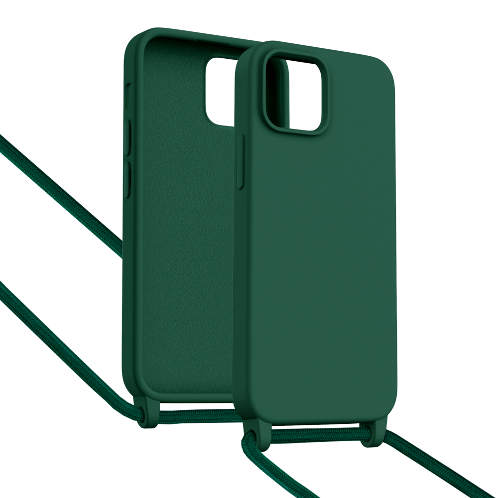 ShieldCase® ShieldCase iPhone 15 hoesje met telefoonkoord (donkergroen) ShieldCase® ShieldCase iPhone 15 hoesje met telefoonkoord (donkergroen)