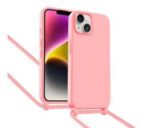 ShieldCase® iPhone 14 hoesje met telefoonkoord (roze) ShieldCase® iPhone 14 hoesje met telefoonkoord (roze)