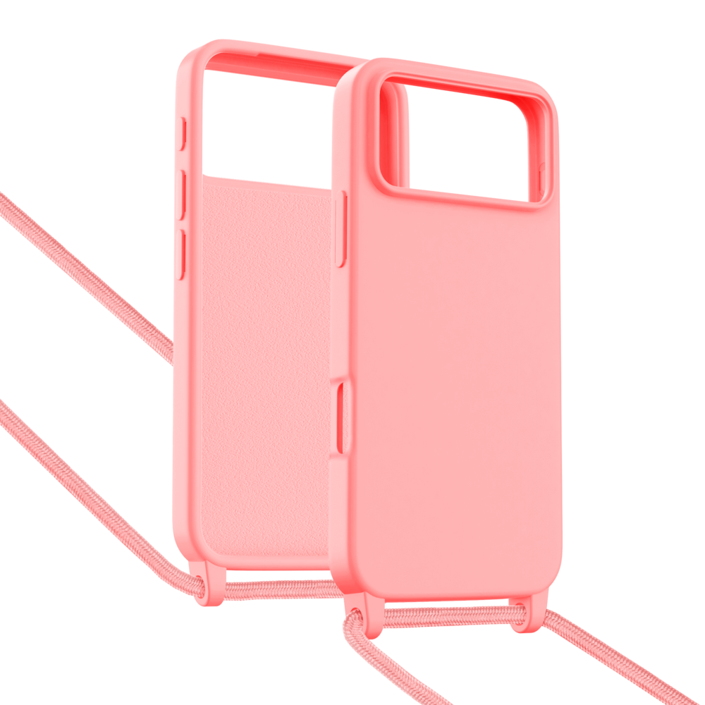 ShieldCase® ShieldCase iPhone 17 Pro Max hoesje met telefoonkoord (roze) ShieldCase® ShieldCase iPhone 17 Pro Max hoesje met telefoonkoord (roze)