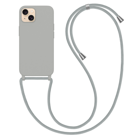 ShieldCase® ShieldCase iPhone 13 hoesje met telefoonkoord (grijs) ShieldCase® ShieldCase iPhone 13 hoesje met telefoonkoord (grijs)