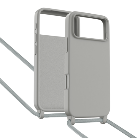 ShieldCase® ShieldCase iPhone 17 Pro Max hoesje met telefoonkoord (grijs) ShieldCase® ShieldCase iPhone 17 Pro Max hoesje met telefoonkoord (grijs)