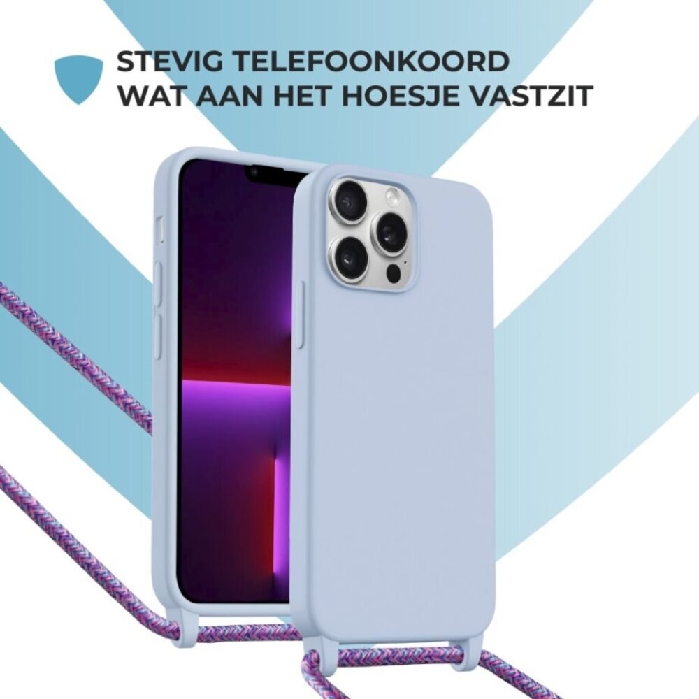 ShieldCase® ShieldCase iPhone 15 Pro Max hoesje met telefoonkoord (paars) ShieldCase® ShieldCase iPhone 15 Pro Max hoesje met telefoonkoord (paars)