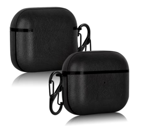 Coverzs AirPods Pro / Pro 2 PU leren hoesje (zwart) Coverzs AirPods Pro / Pro 2 PU leren hoesje (zwart)