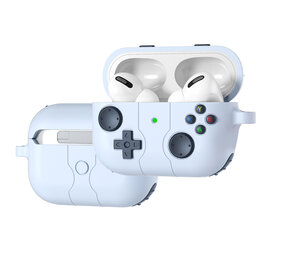 Coverzs AirPods Pro / Pro 2 siliconen hoesje 'Gamer' (blauw)