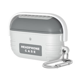 Coverzs AirPods Pro / Pro 2 Bucket siliconen hoesje (grijs)