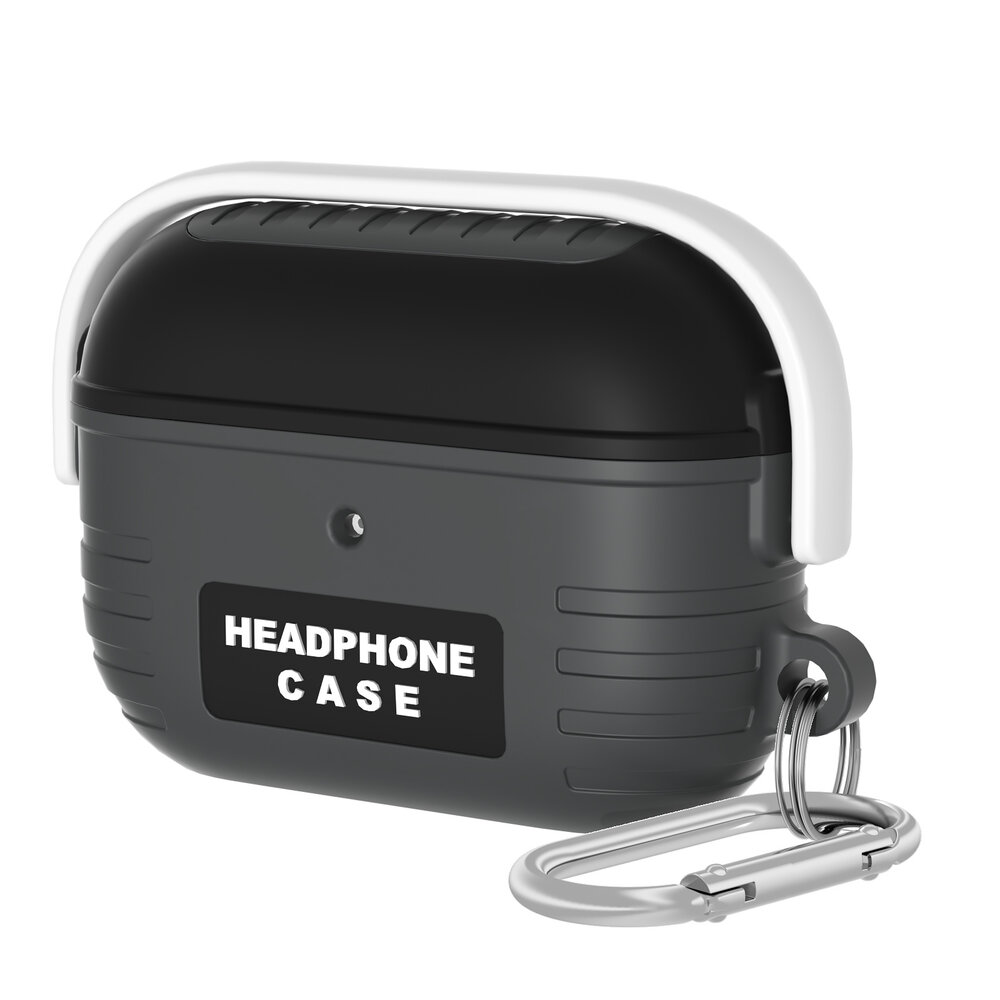 Coverzs Coverzs AirPods Pro / Pro 2 Bucket siliconen hoesje (zwart)