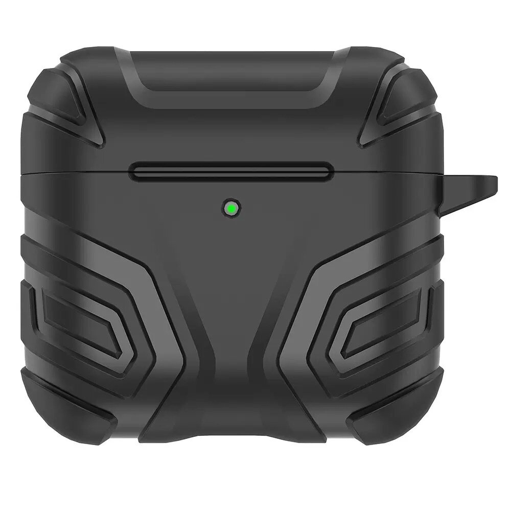 Coverzs Coverzs AirPods 4 TPU anti-slip bumper case (zwart) Coverzs Coverzs AirPods 4 TPU anti-slip bumper case (zwart)