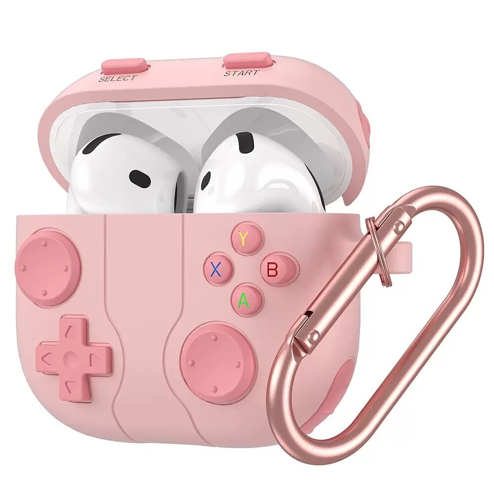 Coverzs Coverzs AirPods 4 siliconen hoesje 'Gamer' (roze)