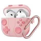 Coverzs AirPods 4 siliconen hoesje 'Gamer' (roze)