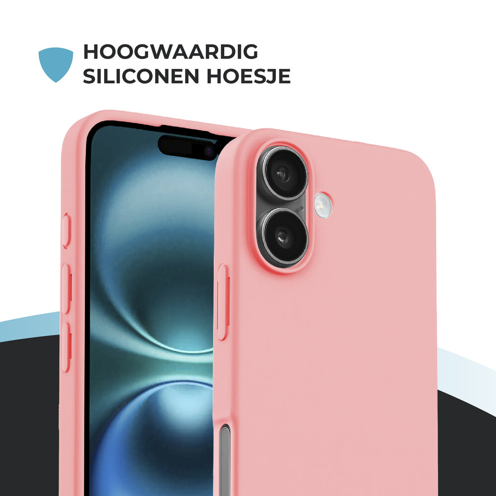 ShieldCase® ShieldCase iPhone 16 hoesje met telefoonkoord (roze) ShieldCase® ShieldCase iPhone 16 hoesje met telefoonkoord (roze)