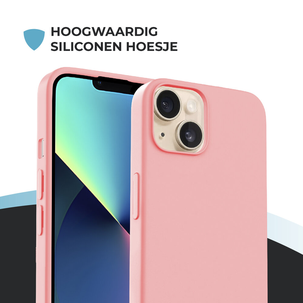 ShieldCase® ShieldCase iPhone 15 hoesje met telefoonkoord (roze) ShieldCase® ShieldCase iPhone 15 hoesje met telefoonkoord (roze)