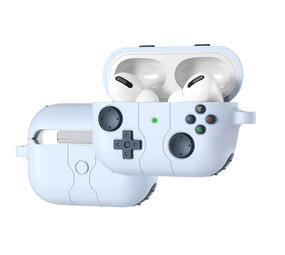 Coverzs AirPods 3 siliconen hoesje 'Gamer' (blauw)