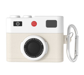 Coverzs AirPods 3 siliconen hoesje 'Camera' (wit)