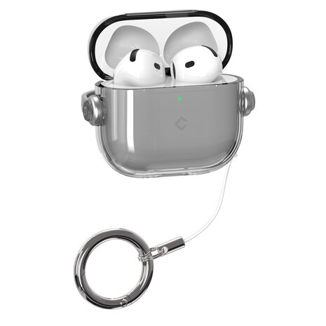 Coverzs Coverzs Airpods 3 TPU & PC clear case (transparant / grijs) Coverzs Coverzs Airpods 3 TPU & PC clear case (transparant / grijs)