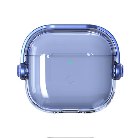 Coverzs Coverzs Airpods 3 TPU & PC clear case (transparant / blauw) Coverzs Coverzs Airpods 3 TPU & PC clear case (transparant / blauw)
