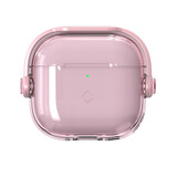Coverzs Airpods 3 TPU & PC clear case (transparant / roze)