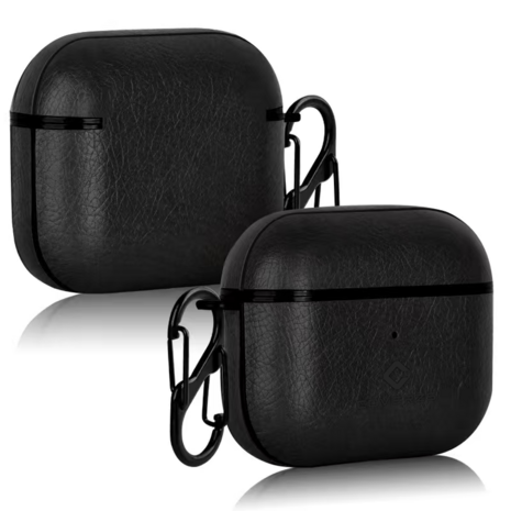 Coverzs Coverzs AirPods 3 PU leren hoesje (zwart)