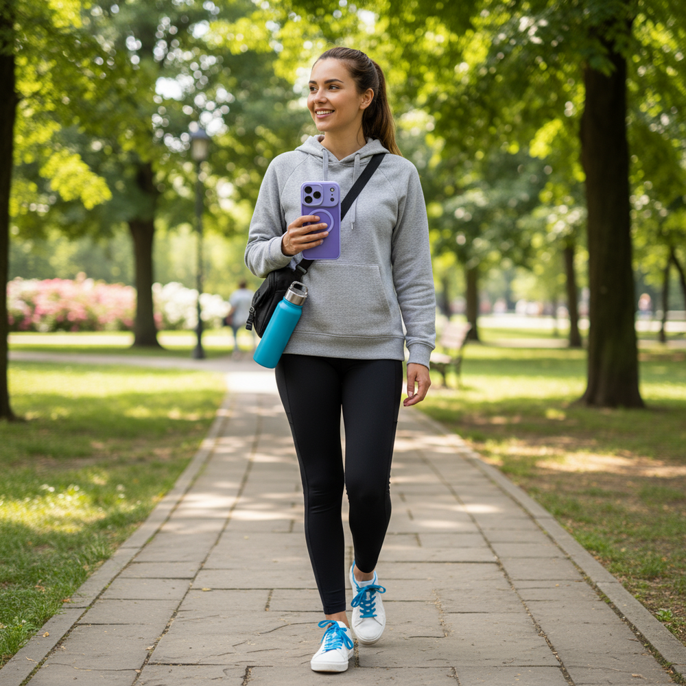 Coverzs Coverzs iPhone 17 Pro Max matte MagSafe case met camera cover (paars) Coverzs Coverzs iPhone 17 Pro Max matte MagSafe case met camera cover (paars)