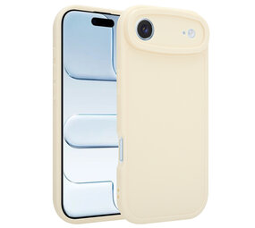 Ceezs iPhone Air siliconen TPU hoesje (antiek wit)
