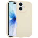 Ceezs iPhone 17 siliconen TPU hoesje (antiek wit)