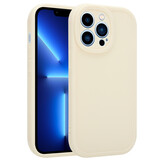 Ceezs iPhone 13 Pro siliconen TPU hoesje (antiek wit)