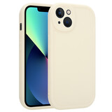 Ceezs iPhone 13 siliconen TPU hoesje (antiek wit)