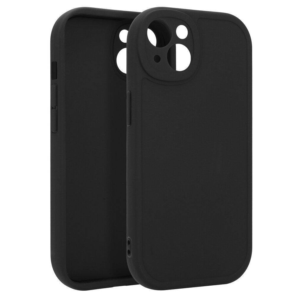 Ceezs Ceezs iPhone 13 siliconen TPU hoesje (zwart)