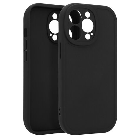 Ceezs Ceezs iPhone 13 Pro siliconen TPU hoesje (zwart)