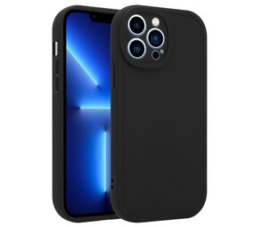 Ceezs iPhone 13 Pro Max siliconen TPU hoesje (zwart)