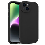 Ceezs iPhone 14 siliconen TPU hoesje (zwart)