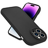 Ceezs Ceezs iPhone 14 Pro Max siliconen TPU hoesje (zwart)
