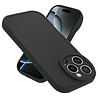 Ceezs Ceezs iPhone 16 Pro siliconen TPU hoesje (zwart)