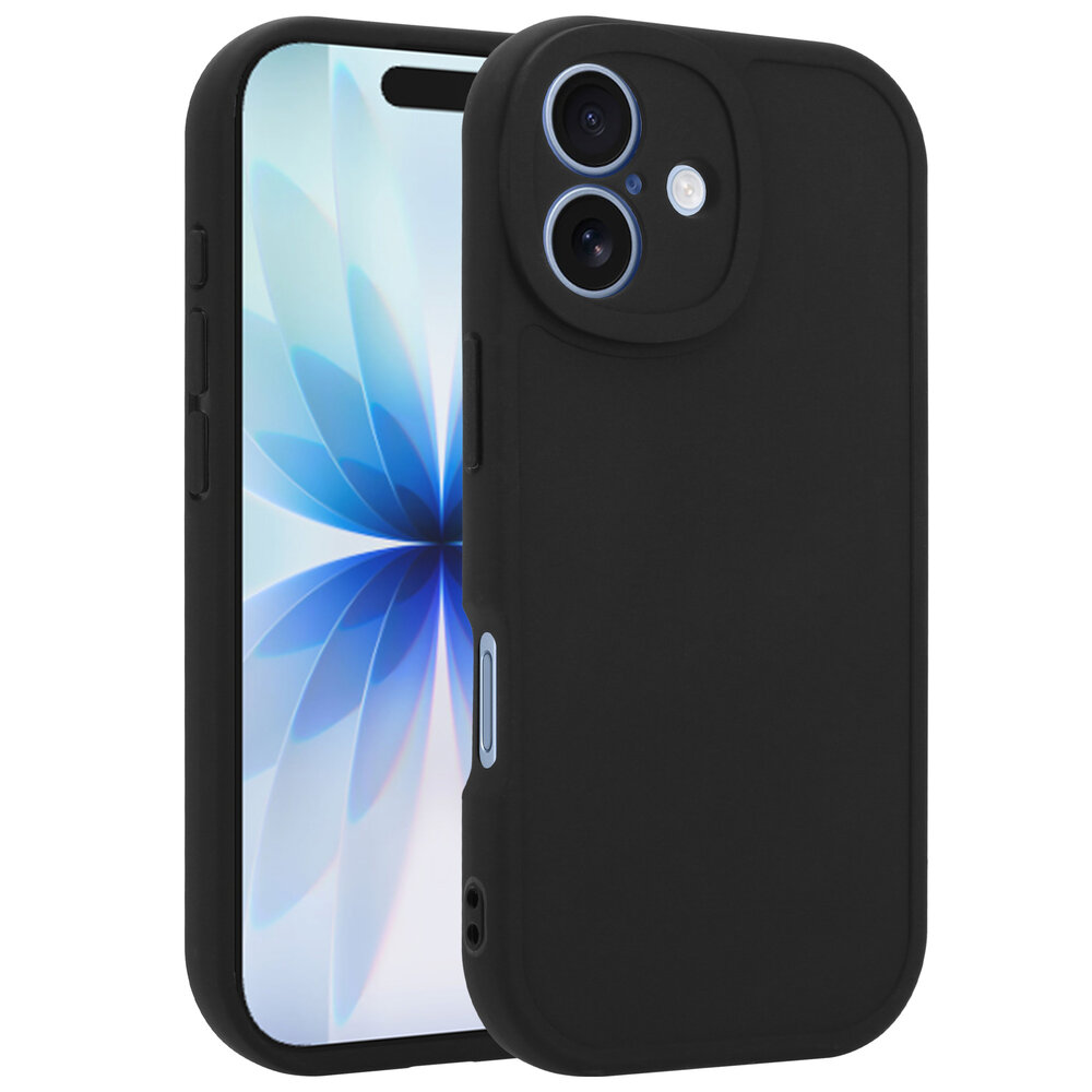 Ceezs Ceezs iPhone 17 siliconen TPU hoesje (zwart)