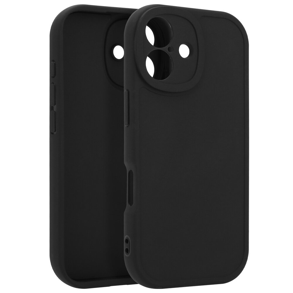 Ceezs Ceezs iPhone 17 siliconen TPU hoesje (zwart)