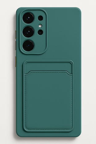 ShieldCase® ShieldCase Samsung Galaxy S25 Ultra siliconen hoesje met pasjeshouder (donkergroen) ShieldCase® ShieldCase Samsung Galaxy S25 Ultra siliconen hoesje met pasjeshouder (donkergroen)