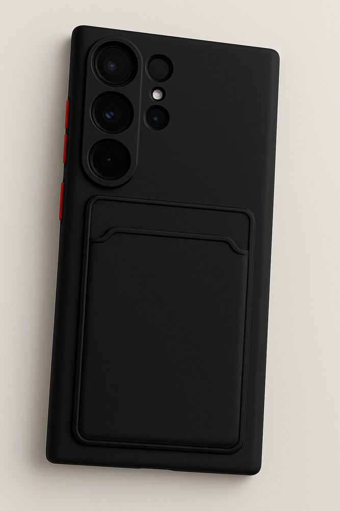 ShieldCase® ShieldCase Samsung Galaxy S25 Ultra siliconen hoesje met pasjeshouder (zwart) ShieldCase® ShieldCase Samsung Galaxy S25 Ultra siliconen hoesje met pasjeshouder (zwart)