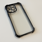 Ceezs Ceezs iPhone 16 Pro TPU Shock case met camerabescherming (zwart)