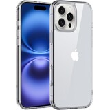 Ceezs iPhone 16 Pro TPU Hybrid siliconen hoesje (transparant)