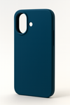 Coverzs Coverzs iPhone 16 Solid siliconen hoesje (donkerblauw)