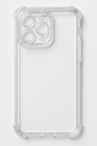 Ceezs Ceezs iPhone 13 Pro TPU Shock case met camerabescherming (transparant) Ceezs Ceezs iPhone 13 Pro TPU Shock case met camerabescherming (transparant)